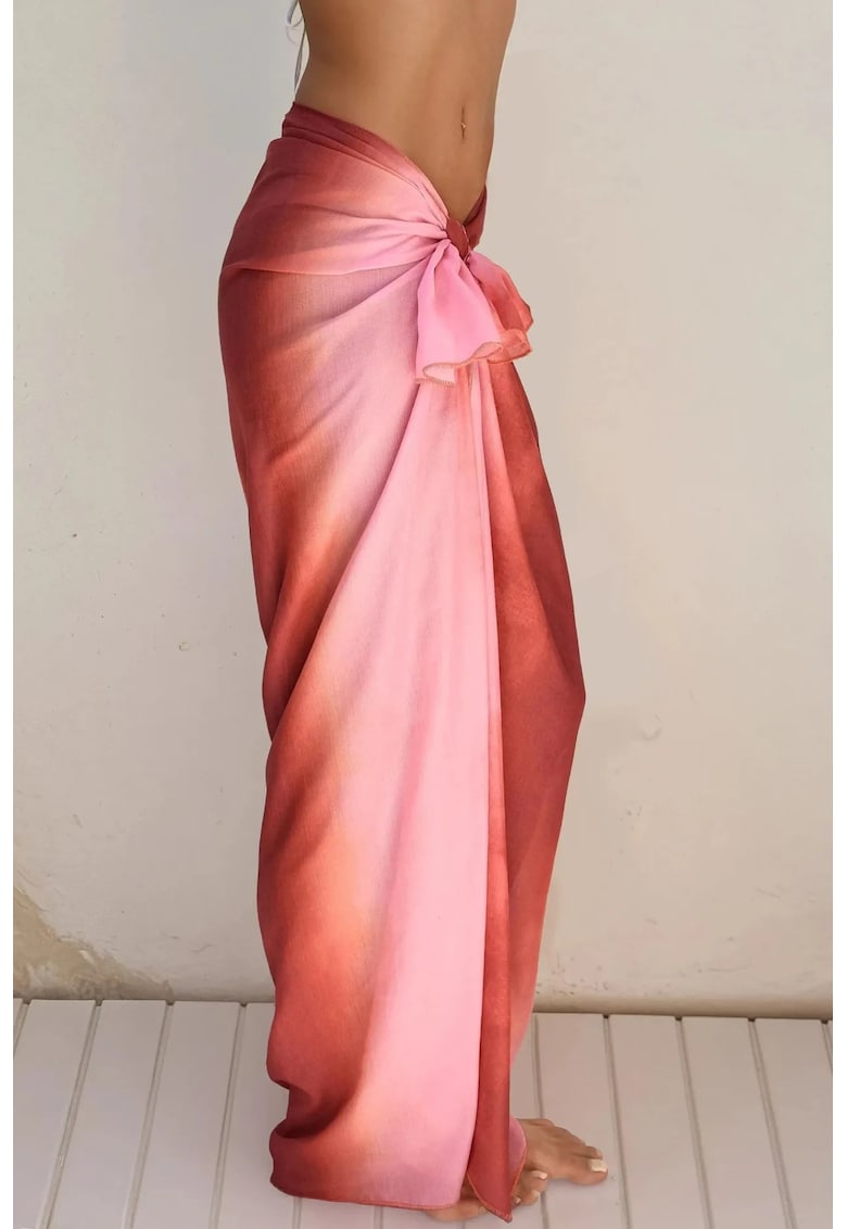 Oferte la Fusta de plaja dama -  Garoafa roz -