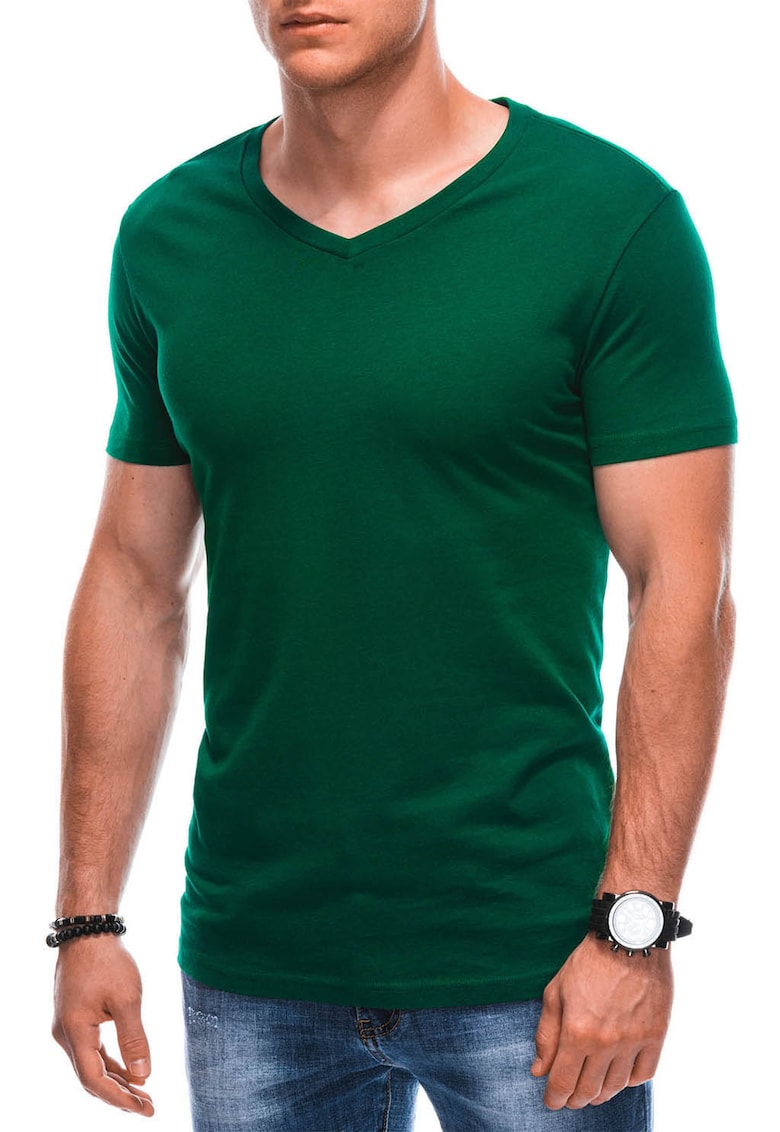 Oferte la Tricou din bumbac cu decolteu in V