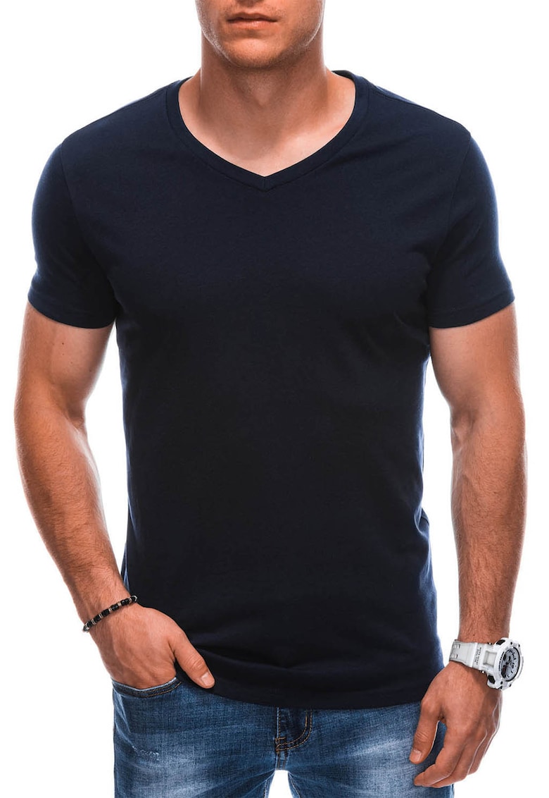 Oferte la Tricou din bumbac cu decolteu in V
