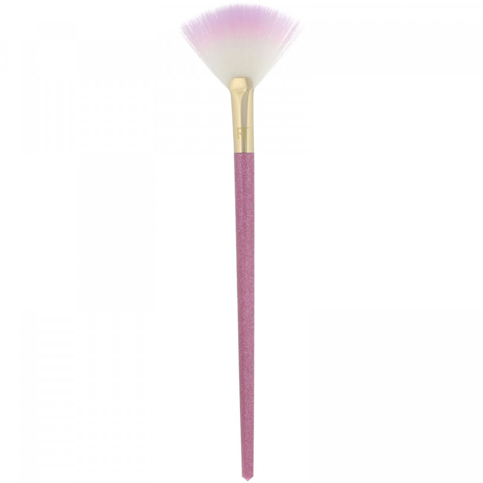 Oferte la Pensula machiaj pentru aplicarea iluminatorului Real Techniques Brush Crush 304 Fan Highlight Limited Edition (Concentratie: Pensula)