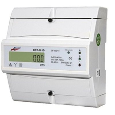 Oferte la Contor Electric Digital Trifazat Adeleq 02-5525/DIG, Masurare Indirecta .../5A, 6 Module DIN, IP51