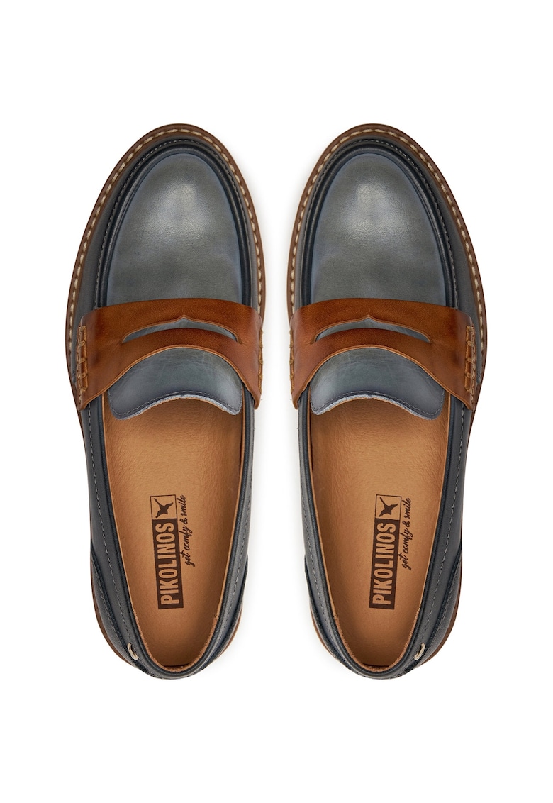 Oferte la Pantofi dama -  681654 - Piele naturala - Albastru