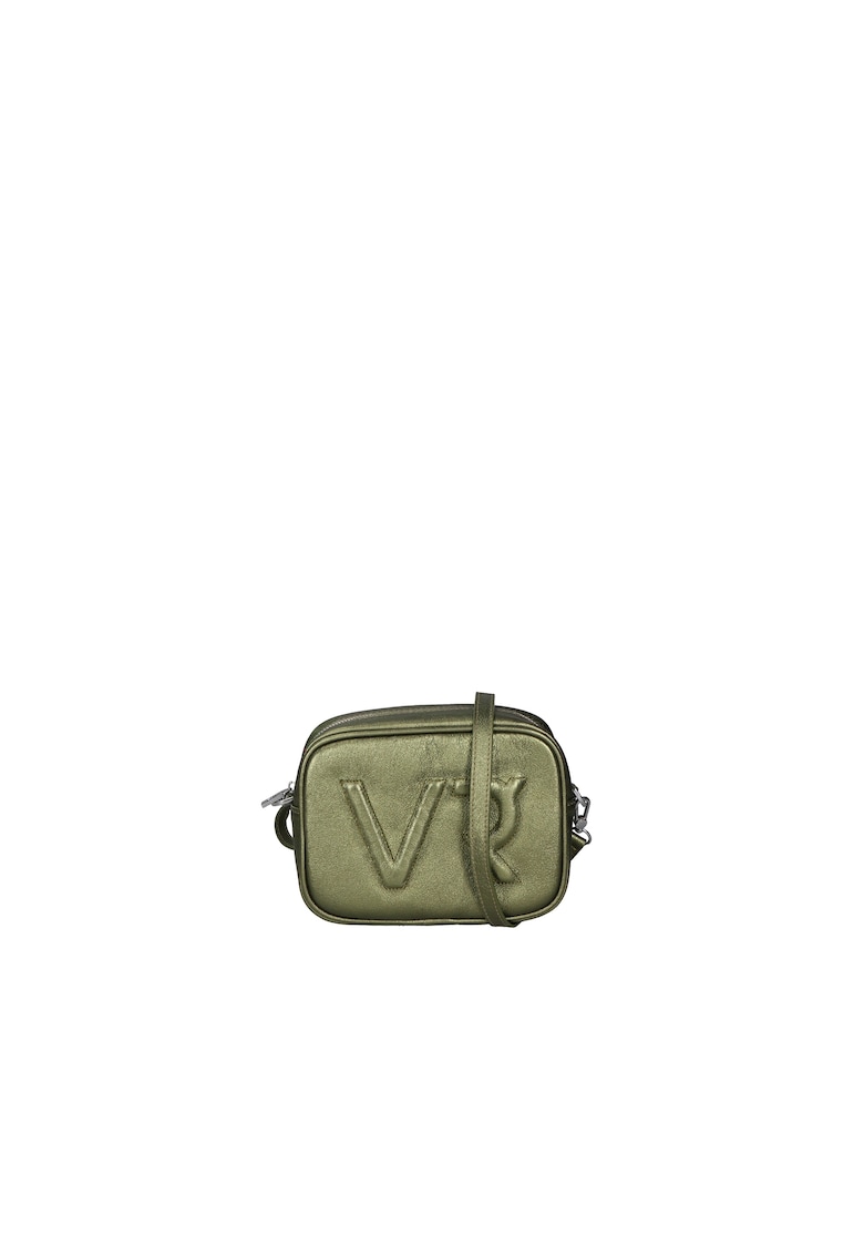 Oferte la Geanta crossbody din piele cu bareta ajustabila - Verde