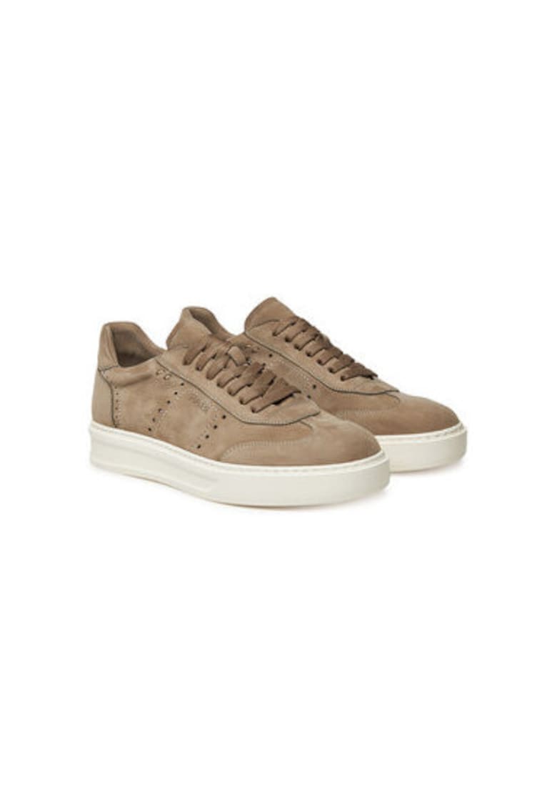 Oferte la Pantofi sport barbati - FU0261.A07ZIPMOB082 -  Piele naturala - Maro