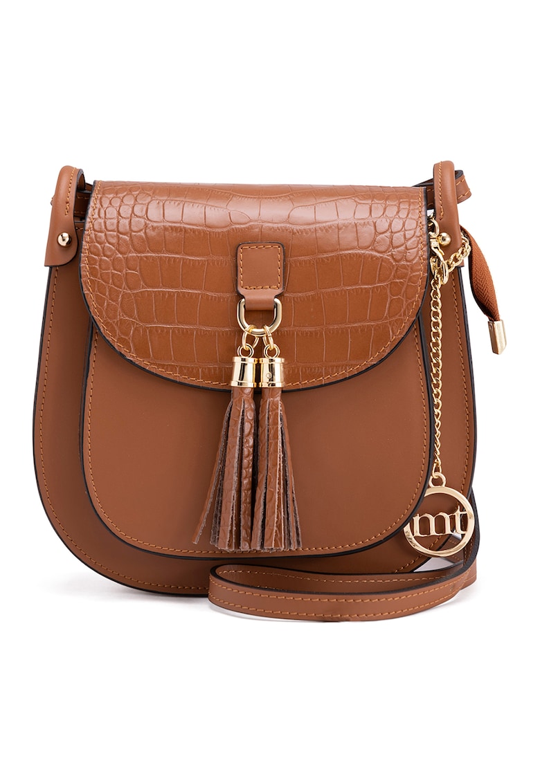 Oferte la Geanta crossbody de piele Abbadesse - Maro scortisoara