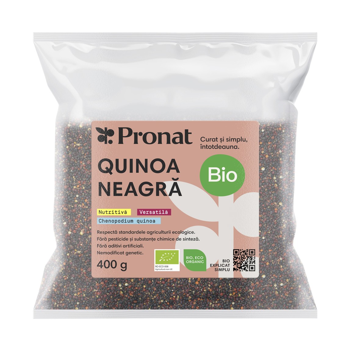 Oferte la Quinoa neagra bio, 400g Pronat