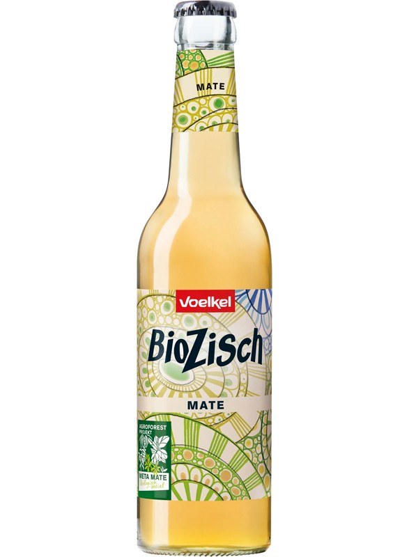 Oferte la Bautura carbogazoasa bio cu ceai mate, 330 ml Voelkel