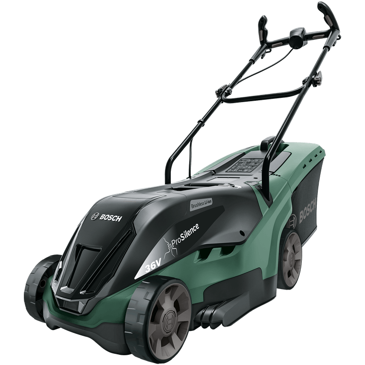 Oferte la Masina de tuns iarba Universal Rotak 36-550 36V 4Ah 40 litri Verde