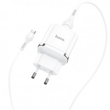 Oferte la Incarcator Retea cu Cablu microUSB N3 18W 3A 1 x USB-A Alb