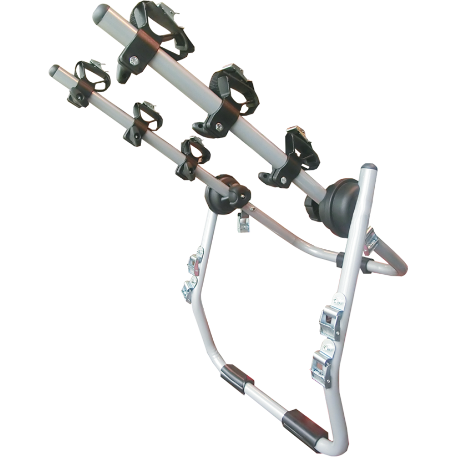 Oferte la Suport Biciclete Bici Torbolino 3 Pentru 3 Biciclete Cu Prindere Pe Haion/Portbagaj Argintiu