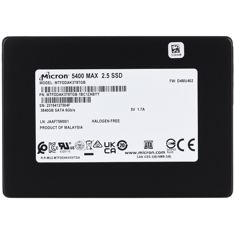 Oferte la SSD 5400 MAX 3.84TB SATA 2.5inch DWPD 3.4