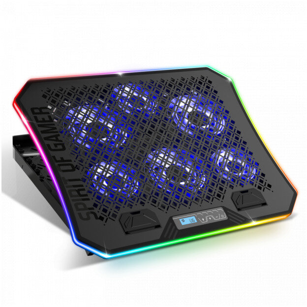 Oferte la Stand/Cooler Airblade 1200 RGB 17inch 6 Ventilatoare 6 Viteze Negru