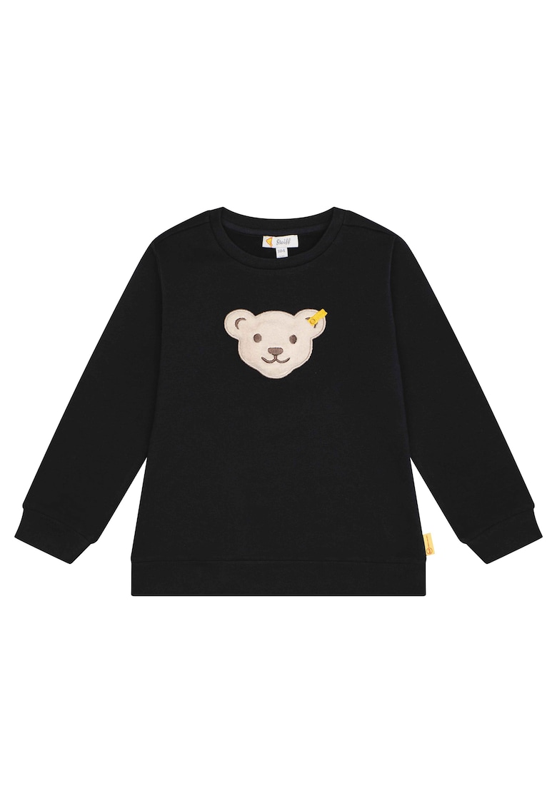 Oferte la Bluza de trening cu detalii brodate - Negru