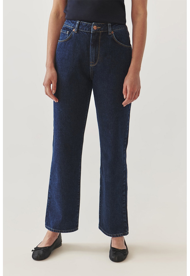 Oferte la Blugi cu croiala ampla Rikoto - Bleumarin