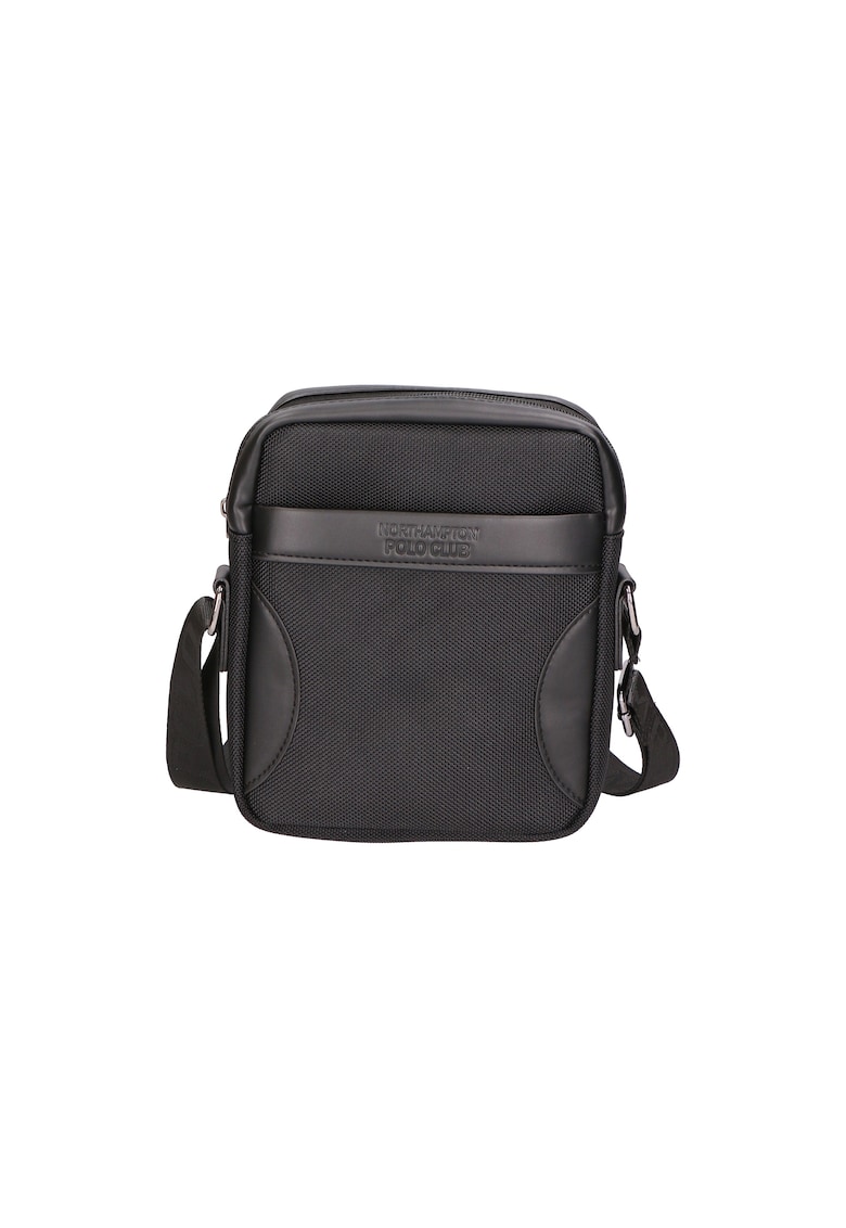 Oferte la Geanta crossbody cu detalii de piele ecologica 24513 - Negru