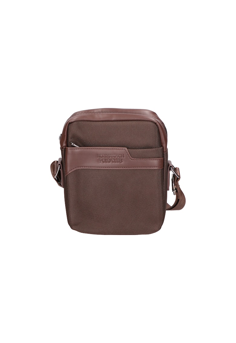 Oferte la Geanta crossbody de piele ecologica 24511 - Maro inchis