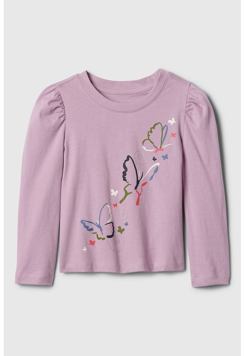 Oferte la Bluza cu imprimeu - din bumbac organic - Lila