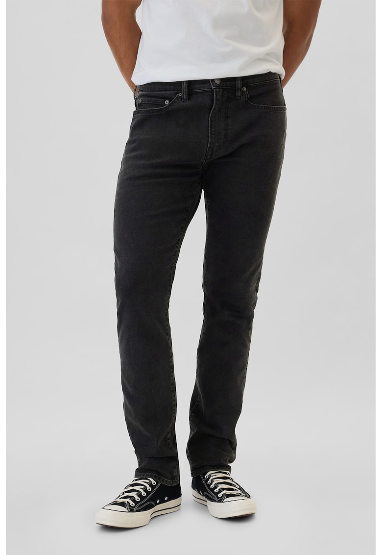 Oferte la Blugi drepti cu talie joasa - Negru