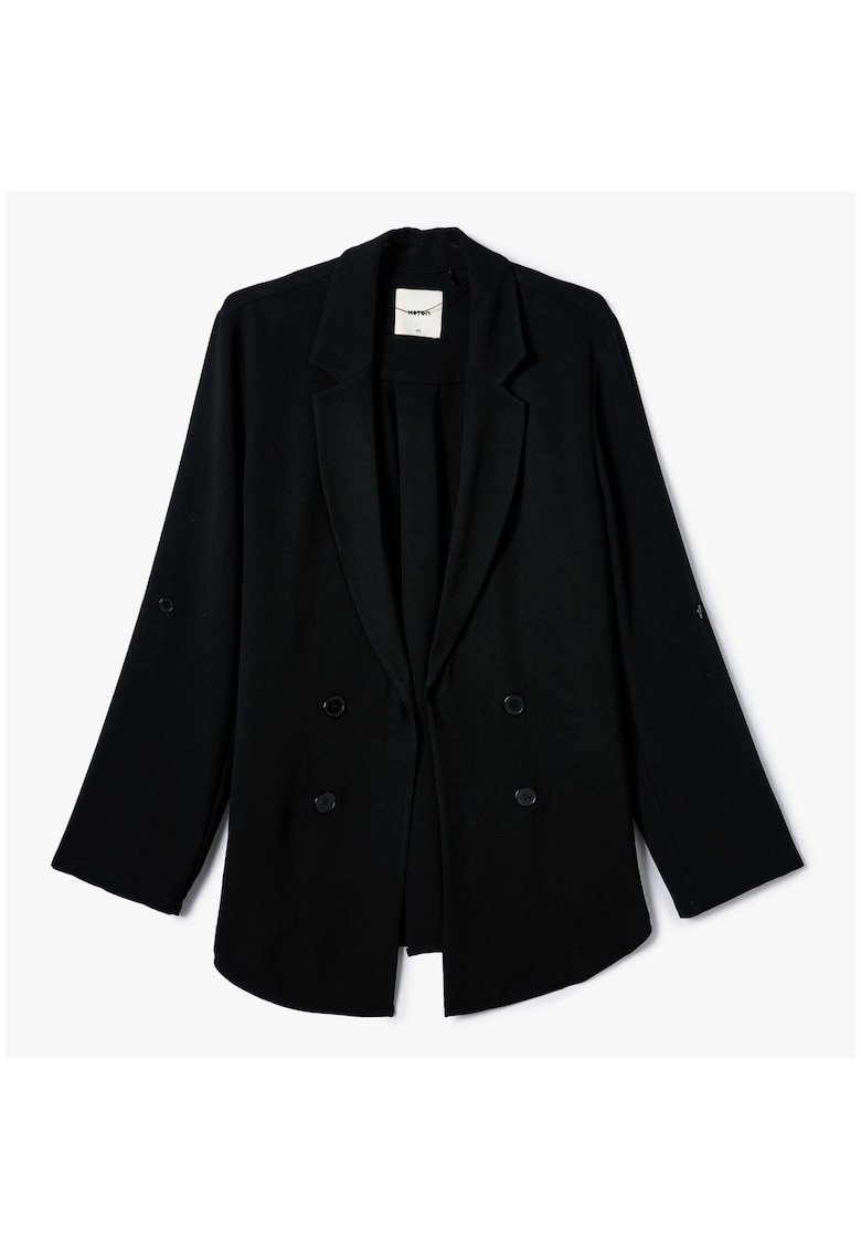 Oferte la Sacou fara inchidere cu revere decupate - Negru