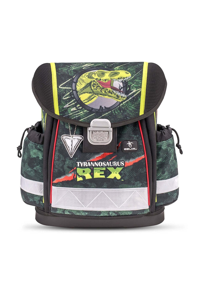 Oferte la Rucsac ergonomic cu buzunare cu snur -19L - Verde/Gri