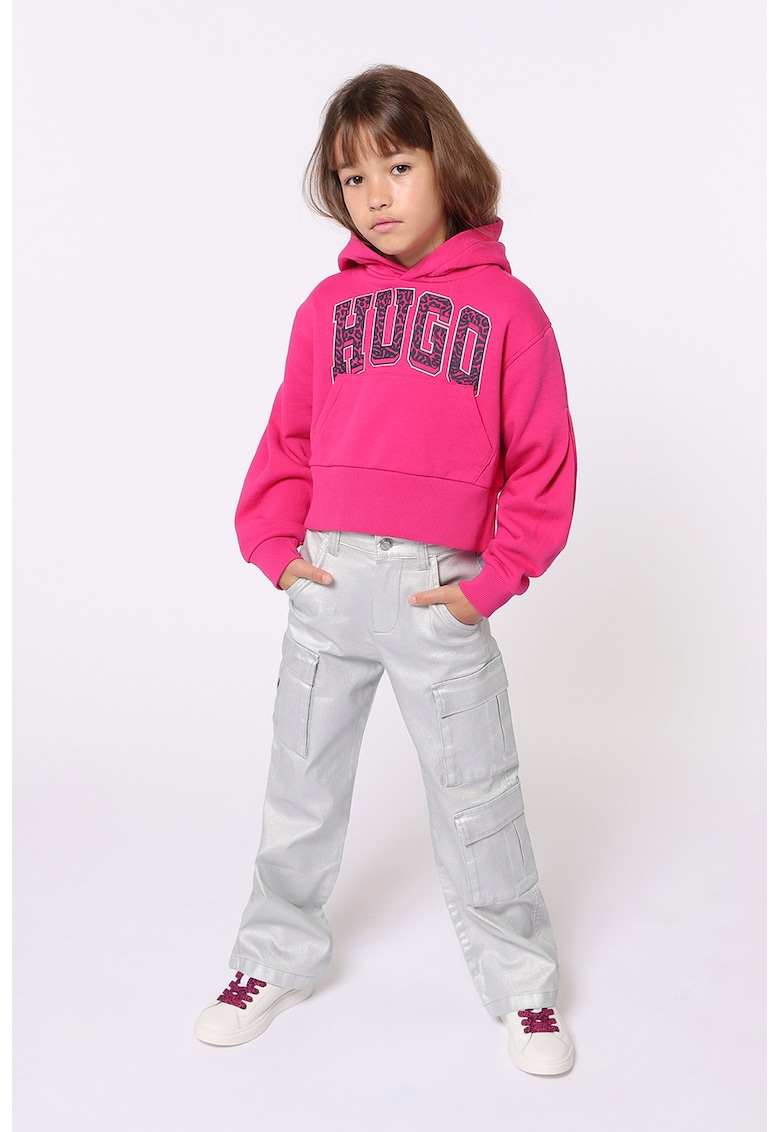 Oferte la Pantaloni cargo drepti - Argintiu