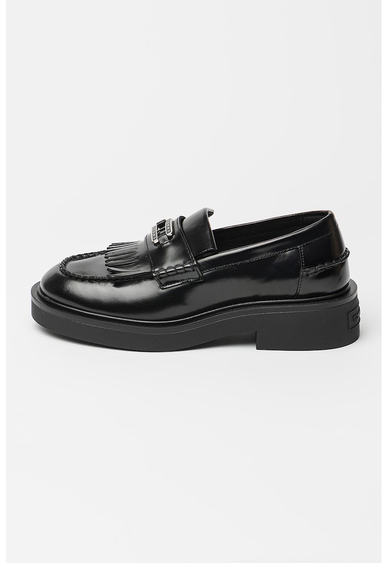 Oferte la Pantofi loafer din piele cu logo - Negru