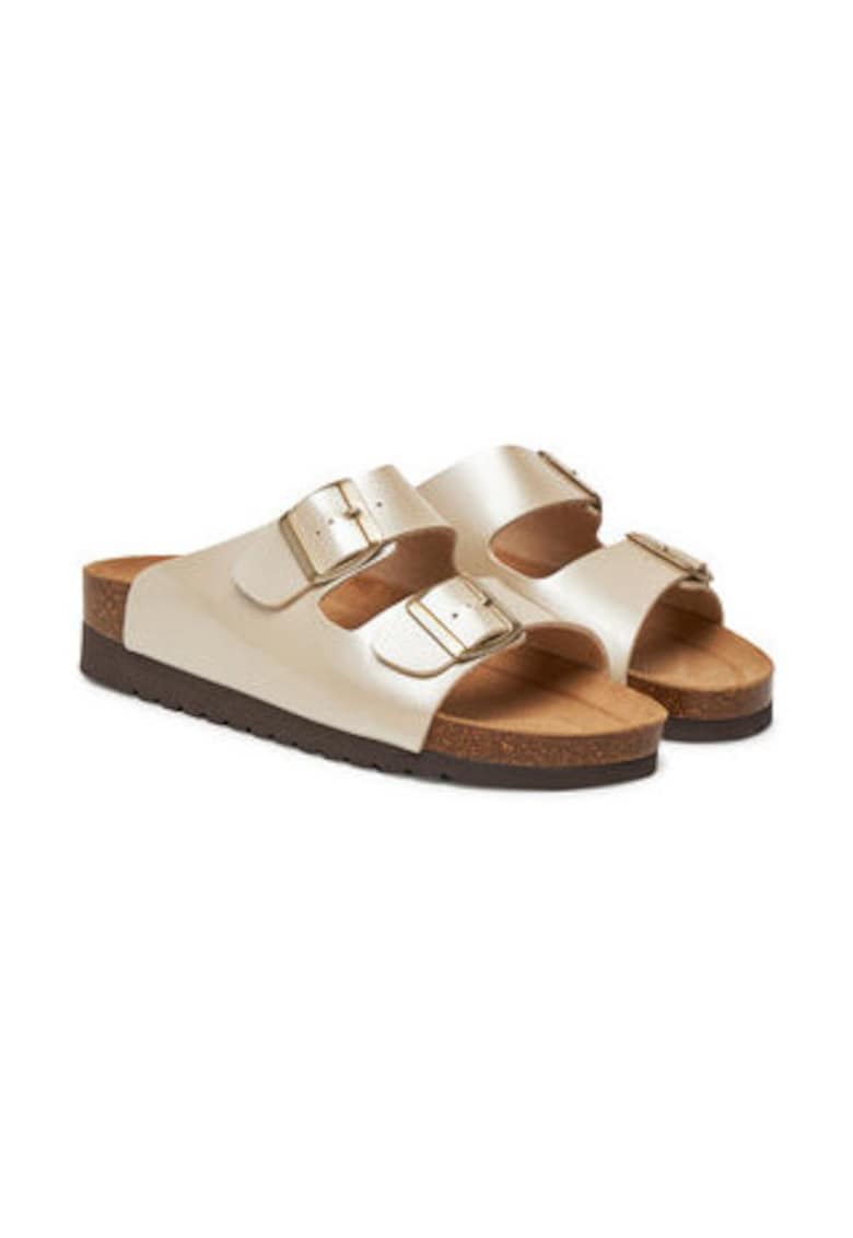 Oferte la Papuci dama - Grunland - piele ecologica - auriu
