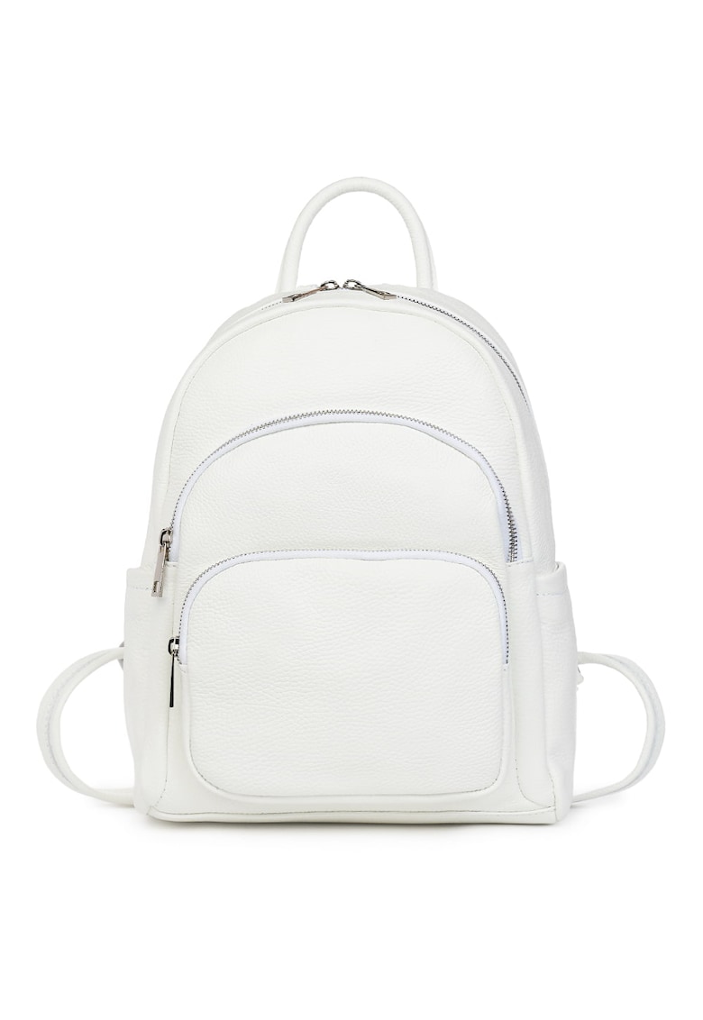 Oferte la Rucsac din piele naturala Alghero - Alb