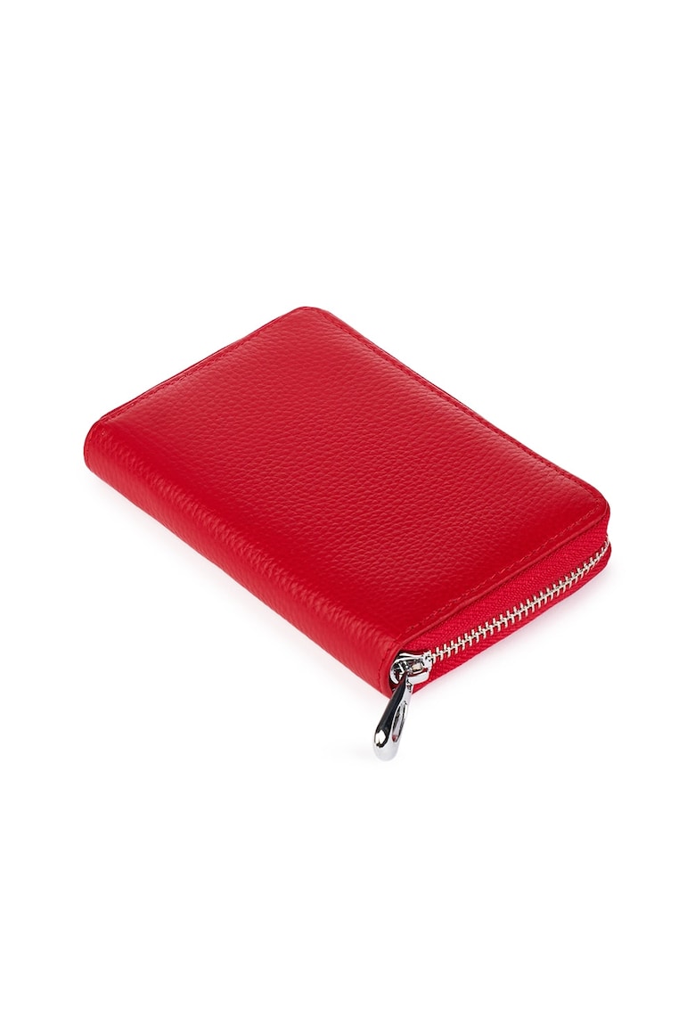 Oferte la Portofel dama din piele naturala Alberto - Rosu