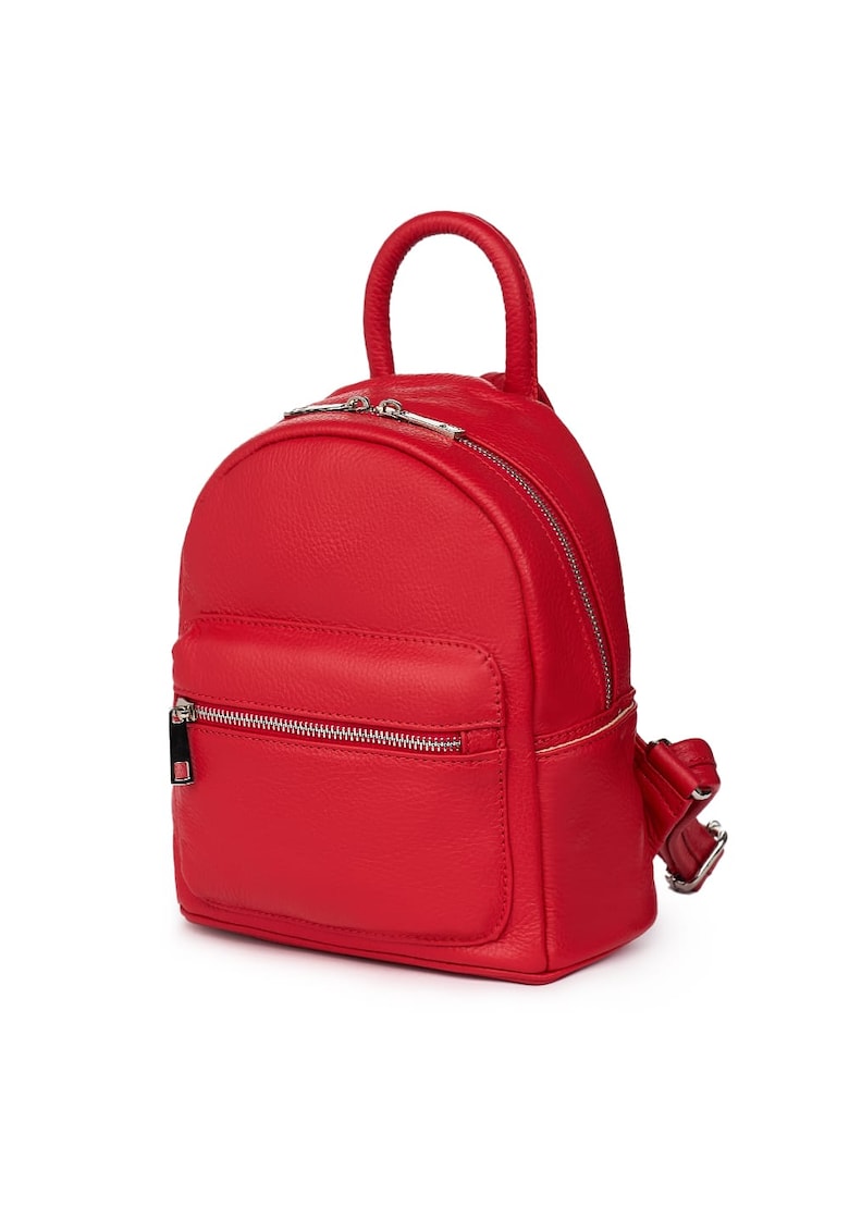 Oferte la Mini rucsac din piele Rafael - Rosu