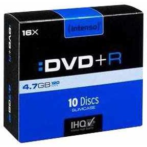 Oferte la DVD+R, 10 bucati, 16x, 4.7 GB, slim pack