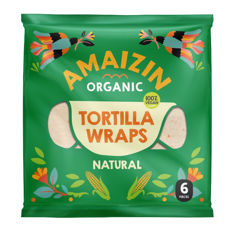 Oferte la Tortilla bio din faina de grau, 6buc/240g Amaizin