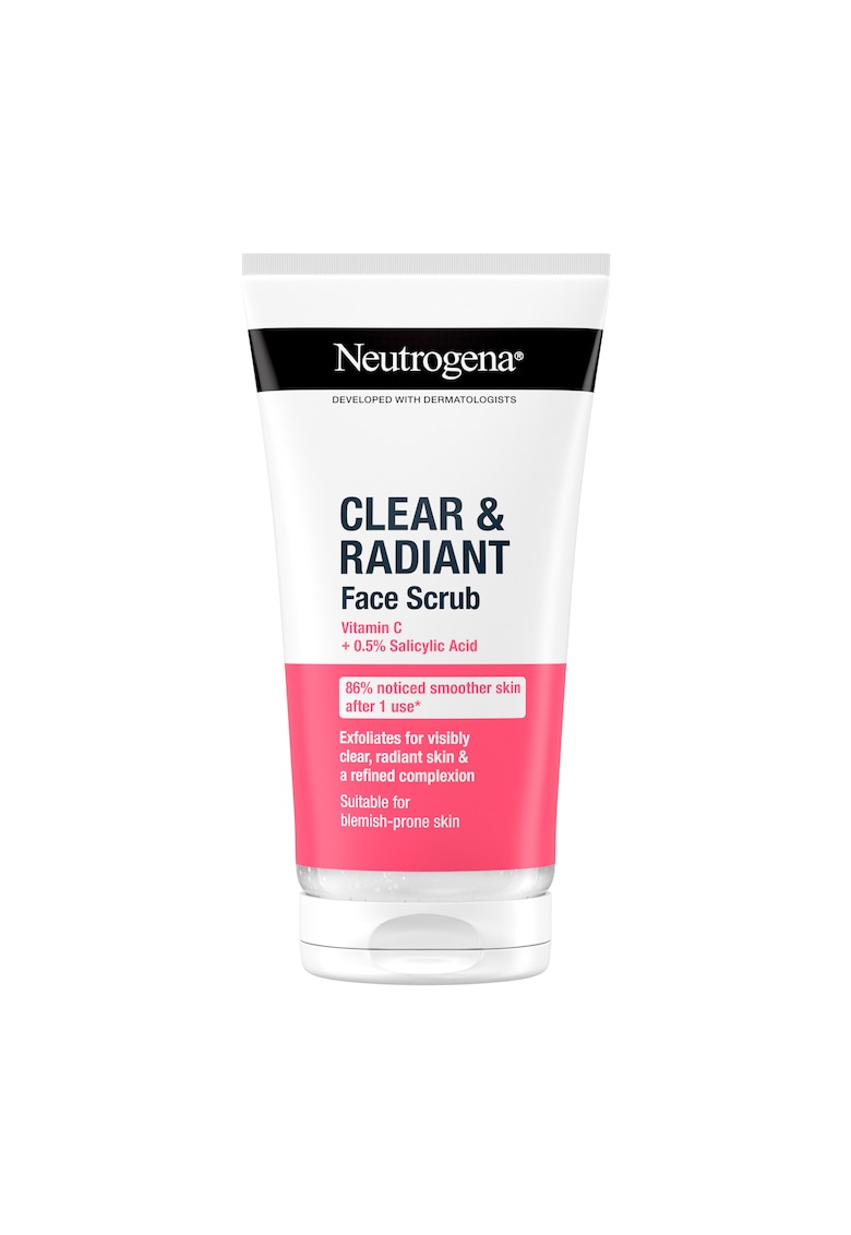 Oferte la Scrub exfoliant  Clear&Radiant pentru ten cu imperfectiuni - 150 ml