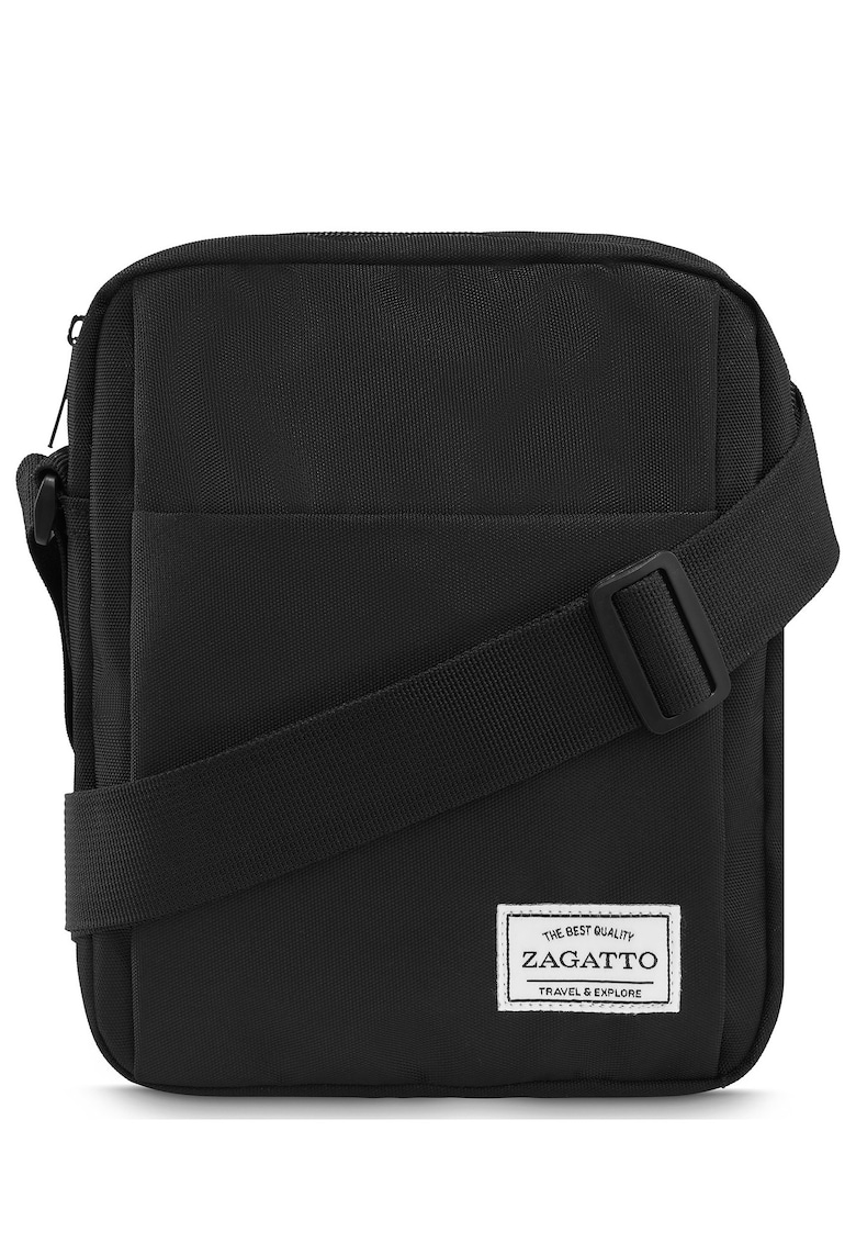 Oferte la Borseta barbat umar - Neagra - Crossbody - 18x23x7 cm - ZG799