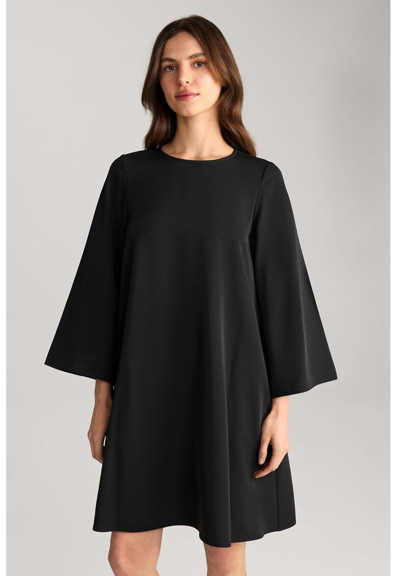 Oferte la Rochie midi cu maneca lunga - Negru
