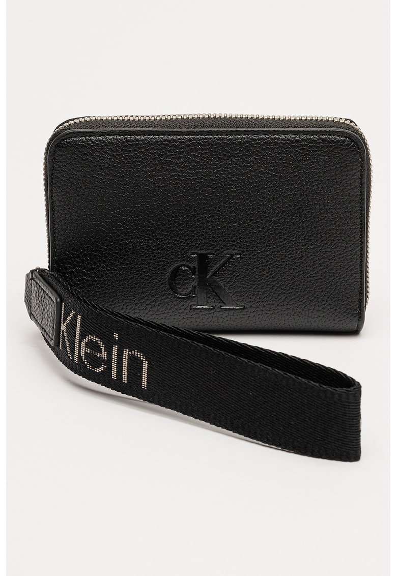 Oferte la Portofel din piele ecologica cu logo - Negru