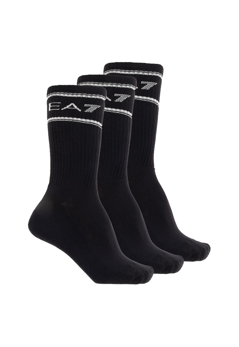 Oferte la Sosete Emporio Armani  SOCKS TRAIN NEW 3PACK 7X000381AF18572MC419