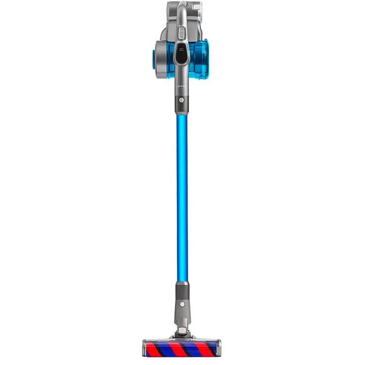 Oferte la Aspirator JV85, Fara fir, Afisaj LED, 500W, 23000Pa, 2500 mAh, Capacitate colectare 0.6L, Gri/Albastru