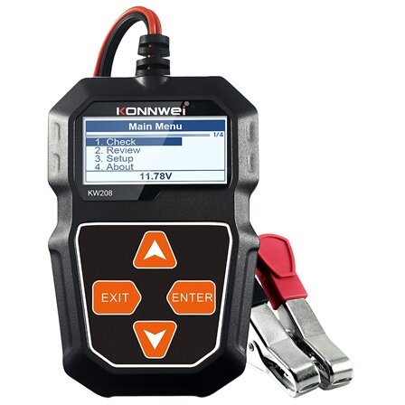 Oferte la Tester Baterii TESTER BATERII KW208 Negru