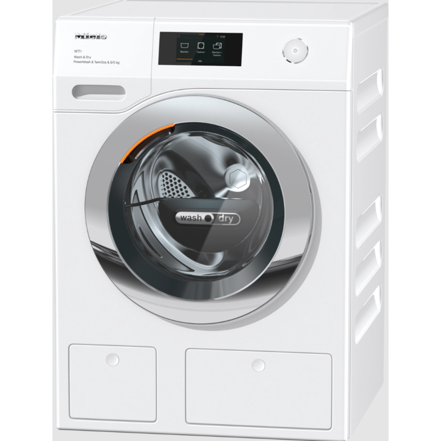 Oferte la Masina Spalat Rufe Uscator PWash & TDos 8/5 kg 1600 RPM Clasa A Motor ProfiEco Alb