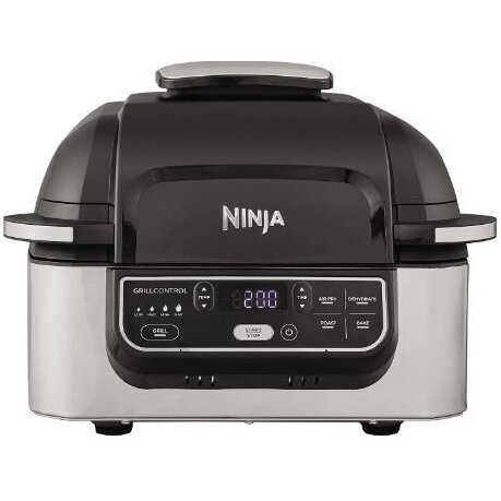 Oferte la Friteuza cu Aer Cald Foodi Health Grill & Air Fryer AG301EU 5.7L 5 Functii de Gatit 1750W Gri/Negru