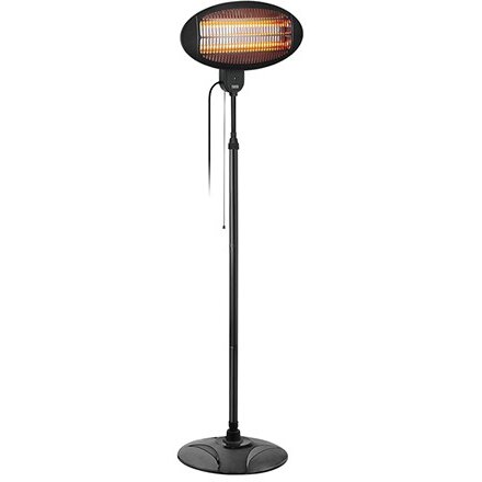 Oferte la Incalzitor Terasa Infrarosu Quartz IPX4 2000W Exterior Negru