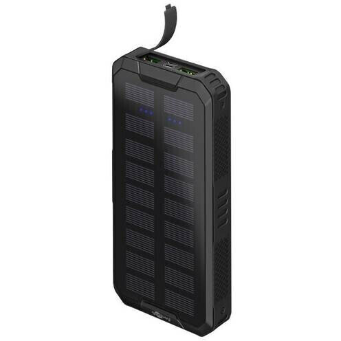 Oferte la GPS Outdoor fast charging power bank with solar (black, USB-C PD, QC 3.0, 20,000 mAh)