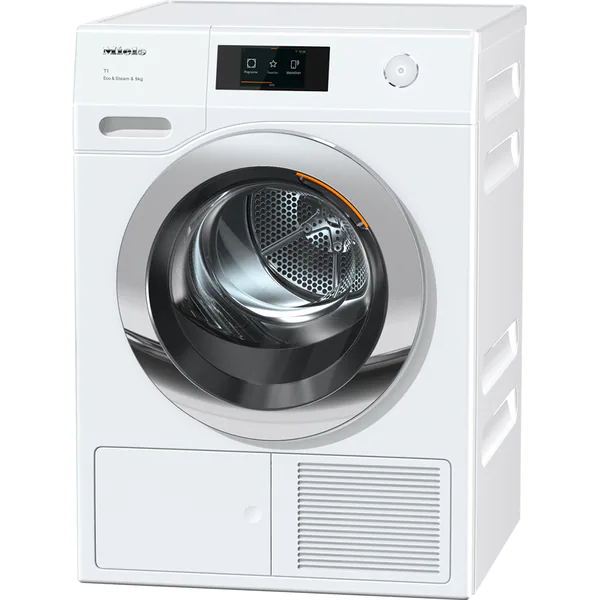 Oferte la Uscator de Rufe TCR 790WP Pompa De Caldura 9kg 12x Programe  Clasa A+++ Alb