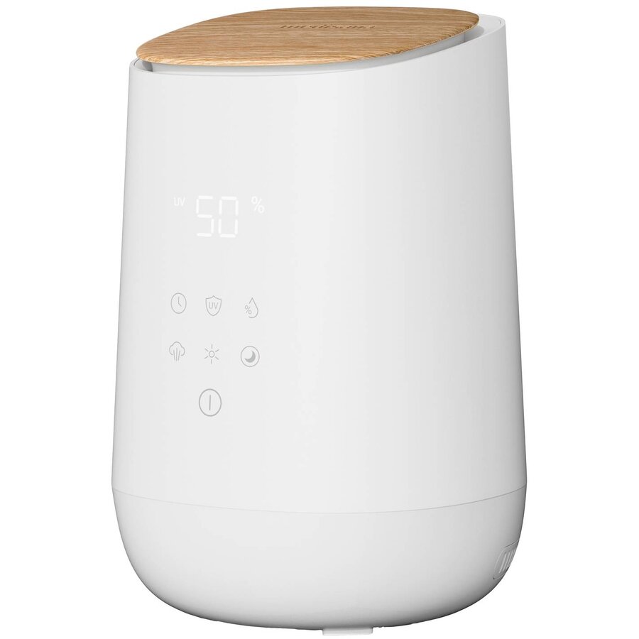 Oferte la Umidificator de Aer AH 680 cu Ultrasunete Rezervor 2.6L Alb/Bej