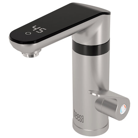 Oferte la Robinet Instant Apa Calda 3500W Otel Inoxidabil ABS Argintiu