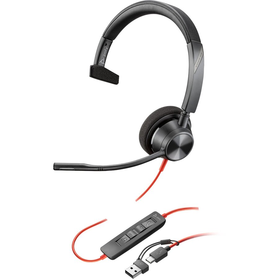 Oferte la Poly Poly Blackwire 3310, headset black, mono, USB-C