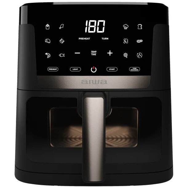 Oferte la Friteuza Cu Aer Cald AFR-7000 7L 1800W Panou Digital Vizibilitate Cos 12 Programe Negru