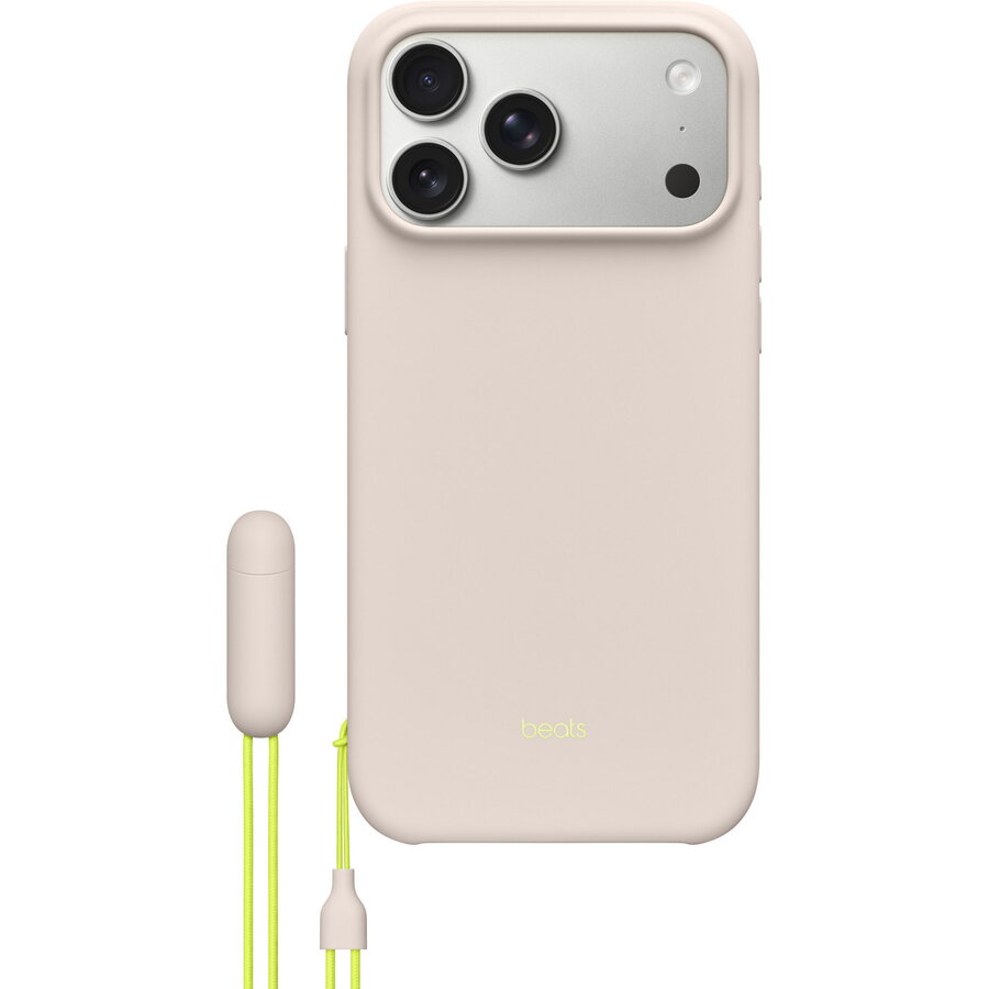 Oferte la GPS Beats Kickstand Case with MagSafe and Camera Control, beige, iPhone 17 Pro Max