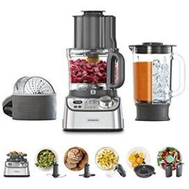 Oferte la MultiPro XL Weigh+ compact food processor, silver, 1,000 watts, integrated scale, blender attachment